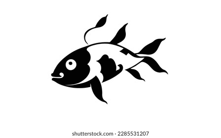 Illustration einer fisch freien Vektorgrafik 