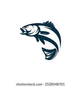 illustration of a fish logo type