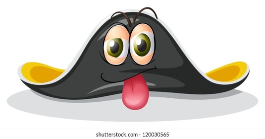 ilustración de un pez de fondo blanco