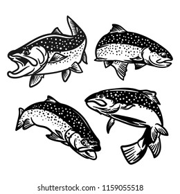 illustration for fishing logo. Fisherman logo. Fishing logo	