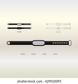 Illustration Fitness tracker