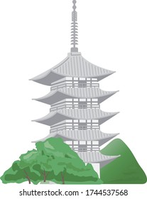 五重の塔 のイラスト素材 画像 ベクター画像 Shutterstock