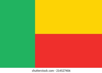 An Illustration of the flag of Benin