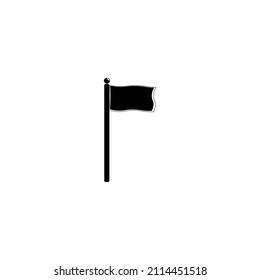 illustration a flag black white vector