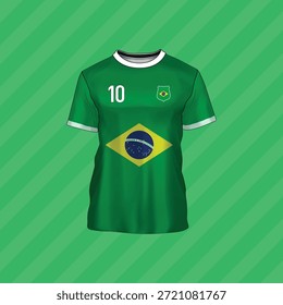 Una ilustración de la bandera de Brasil