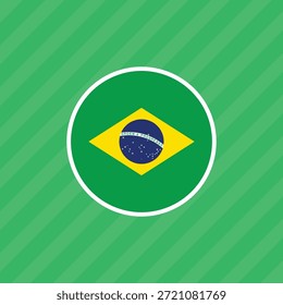 Una ilustración de la bandera de Brasil