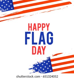 Illustration Of Flag Day Background.
