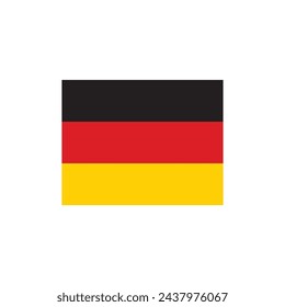 Ilustración de la bandera de Alemania