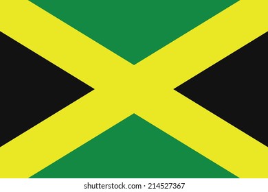 An Illustration of the flag of Jamaica