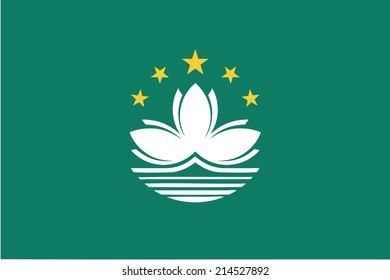 An Illustration of the flag of Macau