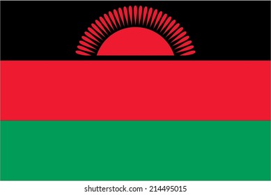 An Illustration of the flag of Malawi