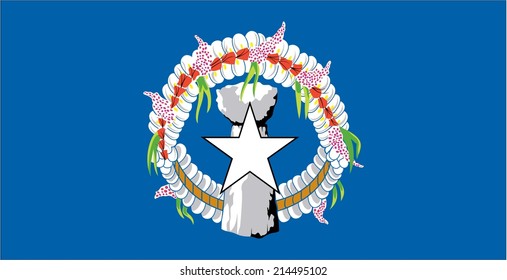 An Illustration of the flag of Marianas