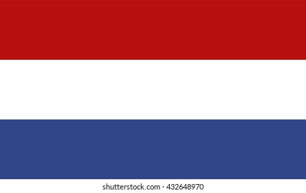 An Illustration of the flag of Netherlands