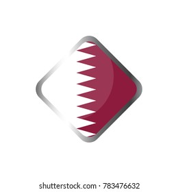 Illustration of flag of Qatar