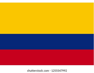 illustration of flag vector,colombia flag