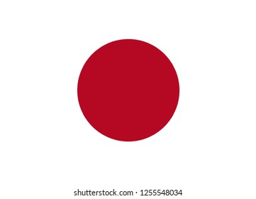 illustration of flag vector,japan flag

