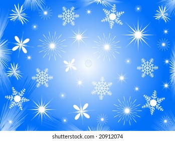 Illustration of flakes