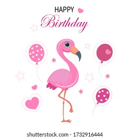 2,229 Happy Birthday Flamingo Images, Stock Photos & Vectors | Shutterstock