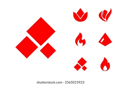 Illustration of a flammable goods symbol