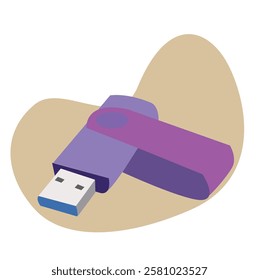 illustration of a flash drive