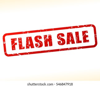 Illustration of flash sale text 