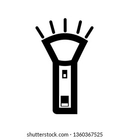 illustration of flashlight