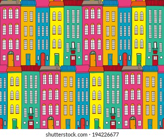 Illustration of flashy streets.
