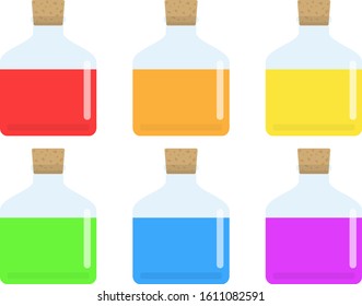 
Illustration of flask.
Illustration of glass bottle.