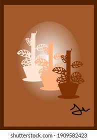 Illustrationsflaeche in der Vektorgrafik 