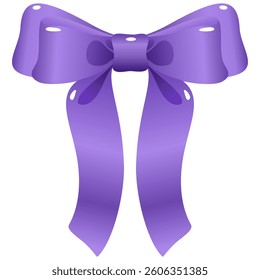 illustration of a flat design ribbon in a simple and elegant style