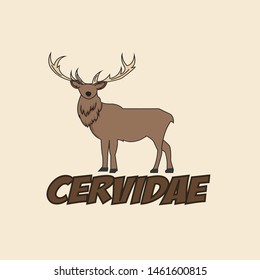 an illustration with flat design style