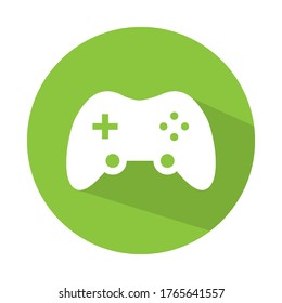 Illustration of Flat Game pad . Vector Symbol Game controller icon