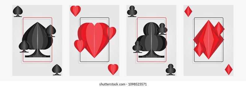Illustration of Flat icon vector design. Icon of deck of cards. A graphic element on the subject casino. Illustration of deck of cards in flat style.