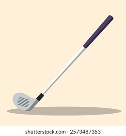 illustration of a flat style golf club