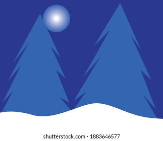 Ilustración de invierno plano en diciembre