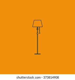 Illustration of floor lamp.