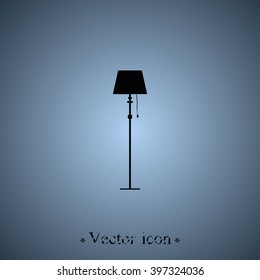 Illustration of floor lamp.