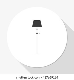 Illustration of floor lamp.