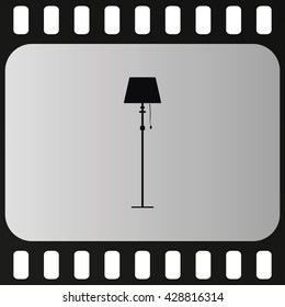 Illustration of floor lamp.