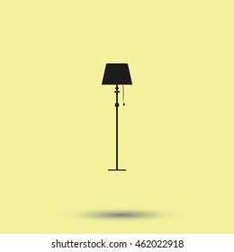 Illustration of floor lamp.