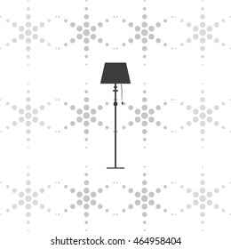 Illustration of floor lamp.