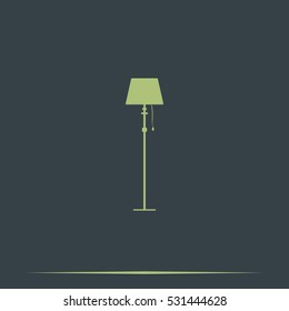 Illustration of floor lamp.