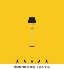 Illustration of floor lamp.