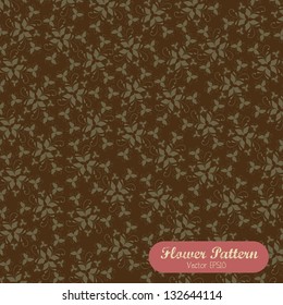 Illustration of floral and arabesque pattern, background pattern vector illustration