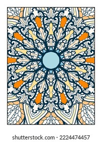 ilustración de un fondo floral