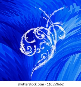 illustration of floral  background, eps10, vector, floral style