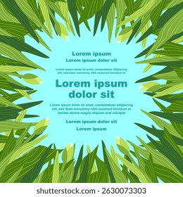 Illustration of a floral background featuring various tulips flowers, with a text placeholder. Ideal for banners, covers, greeting cards, invitations, posters, and other design templates. Hand-drawn