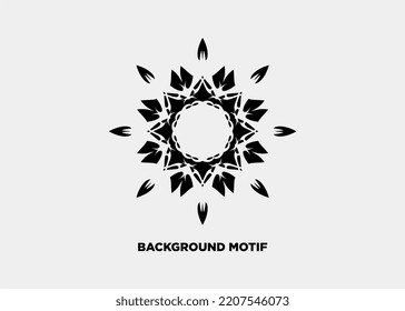 ILLUSTRATION OF FLORAL MANDALA BACKGROUND PATTERN PATTERN