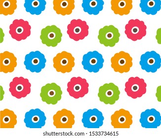 Illustration of floral pattern background .