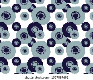 Illustration of floral pattern background .